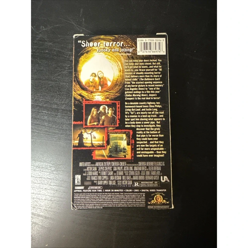 Jeepers Creepers (VHS, 2002) Horror Film Scary